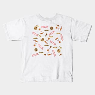 Oliver The Otters Birthday Party Deconstructed Pattern Kids T-Shirt